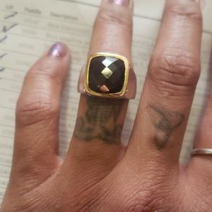 Sterling Silver Smokey Quartz Ring